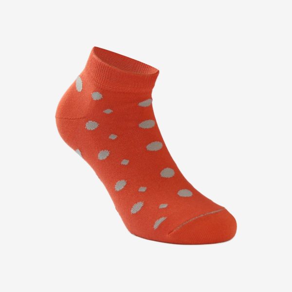 X Fun točkica unisex čarapa uzorak crvena Iva čarape
